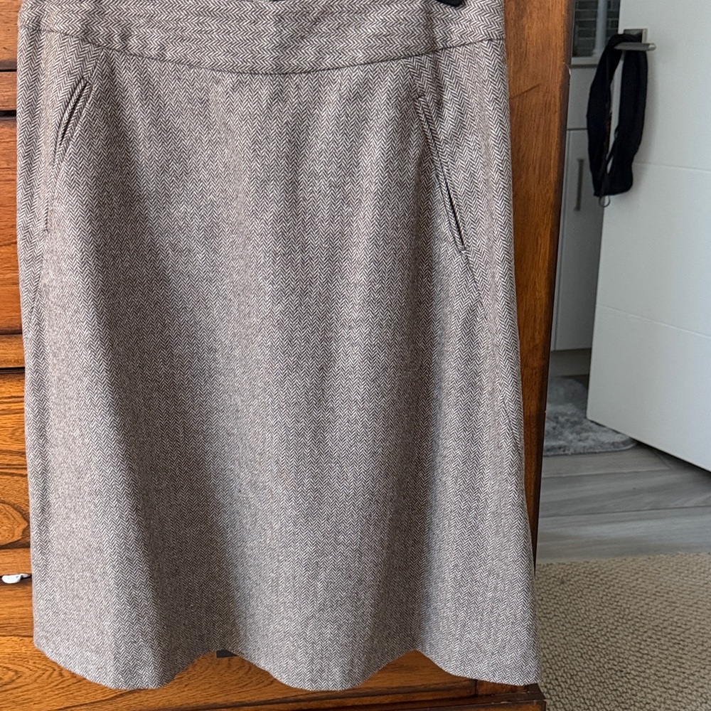 Banana Republic Herringbone A-Line Skirt